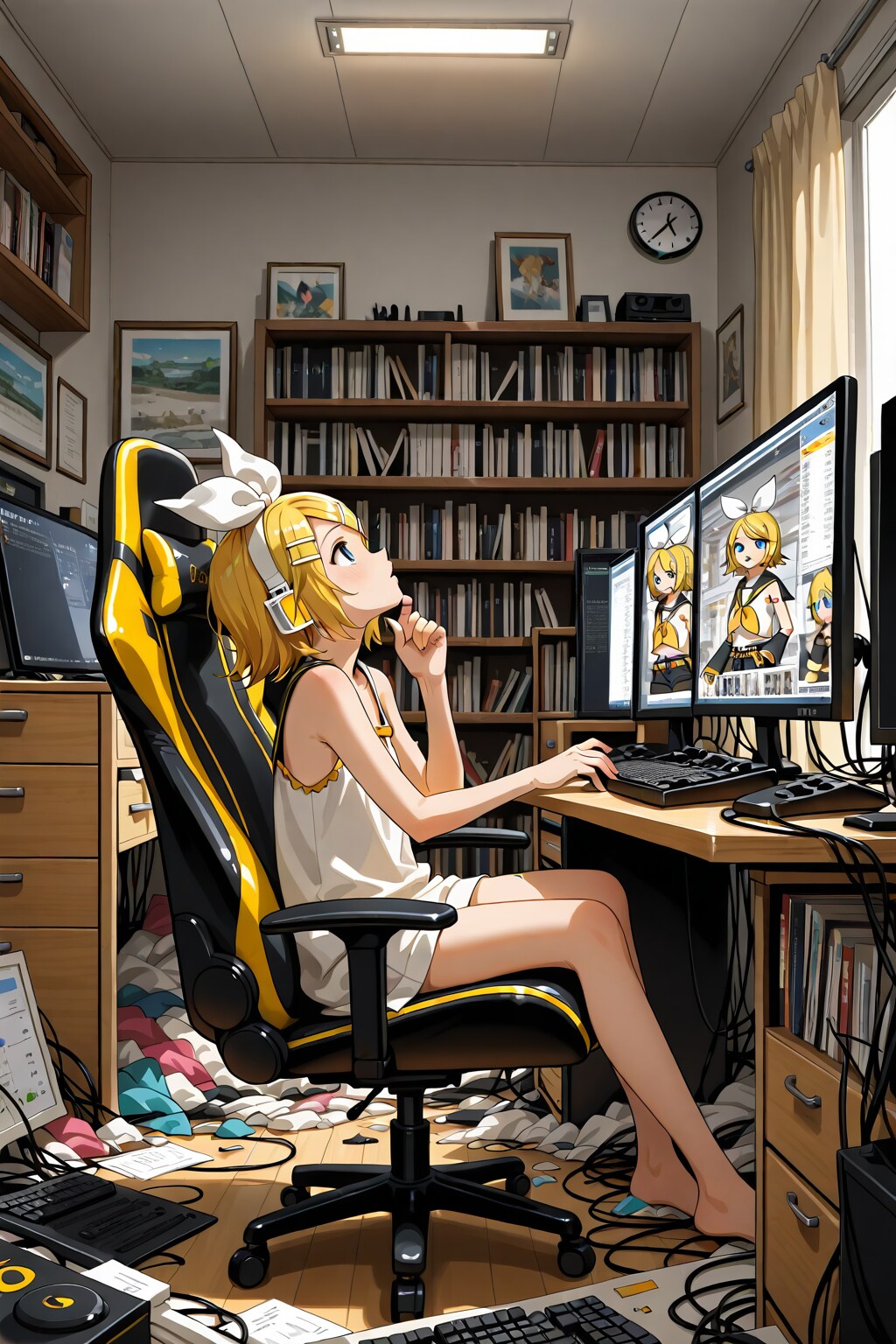 鏡音リン９３ | の人気AIイラスト・グラビア