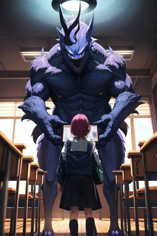 girl meets monster | の人気AIイラスト・グラビア