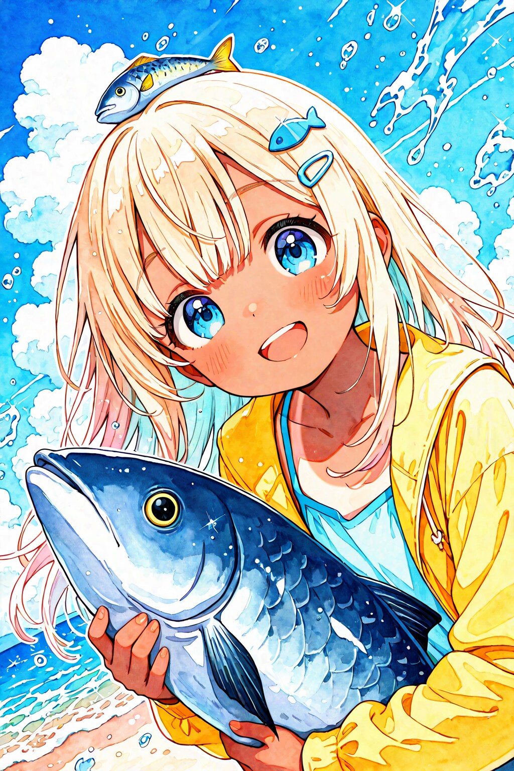 日焼けHANGYOJINちゃん