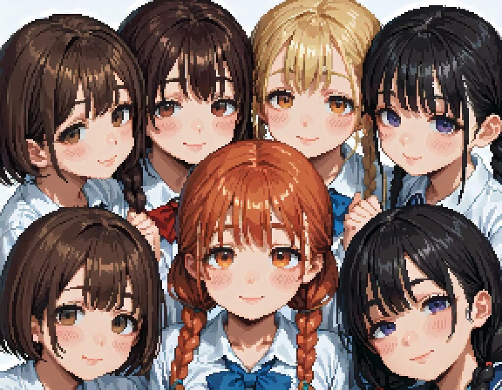 ドット絵でもなかよしっ