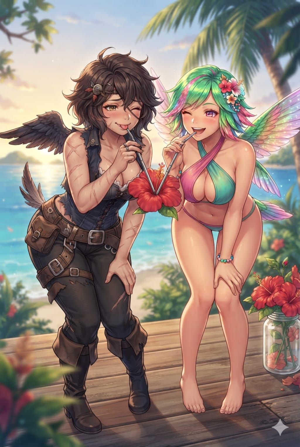 海賊にテヘペロ指導