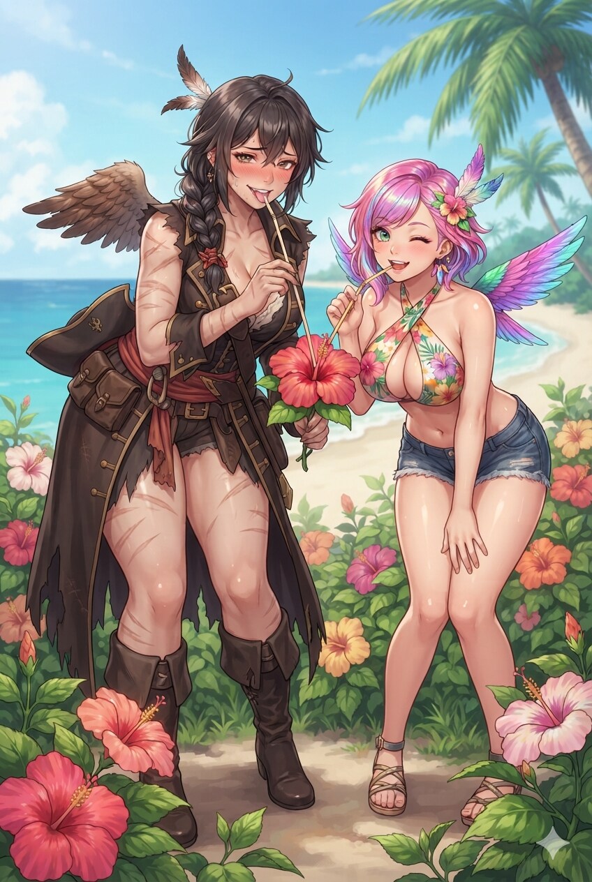 海賊にテヘペロ指導