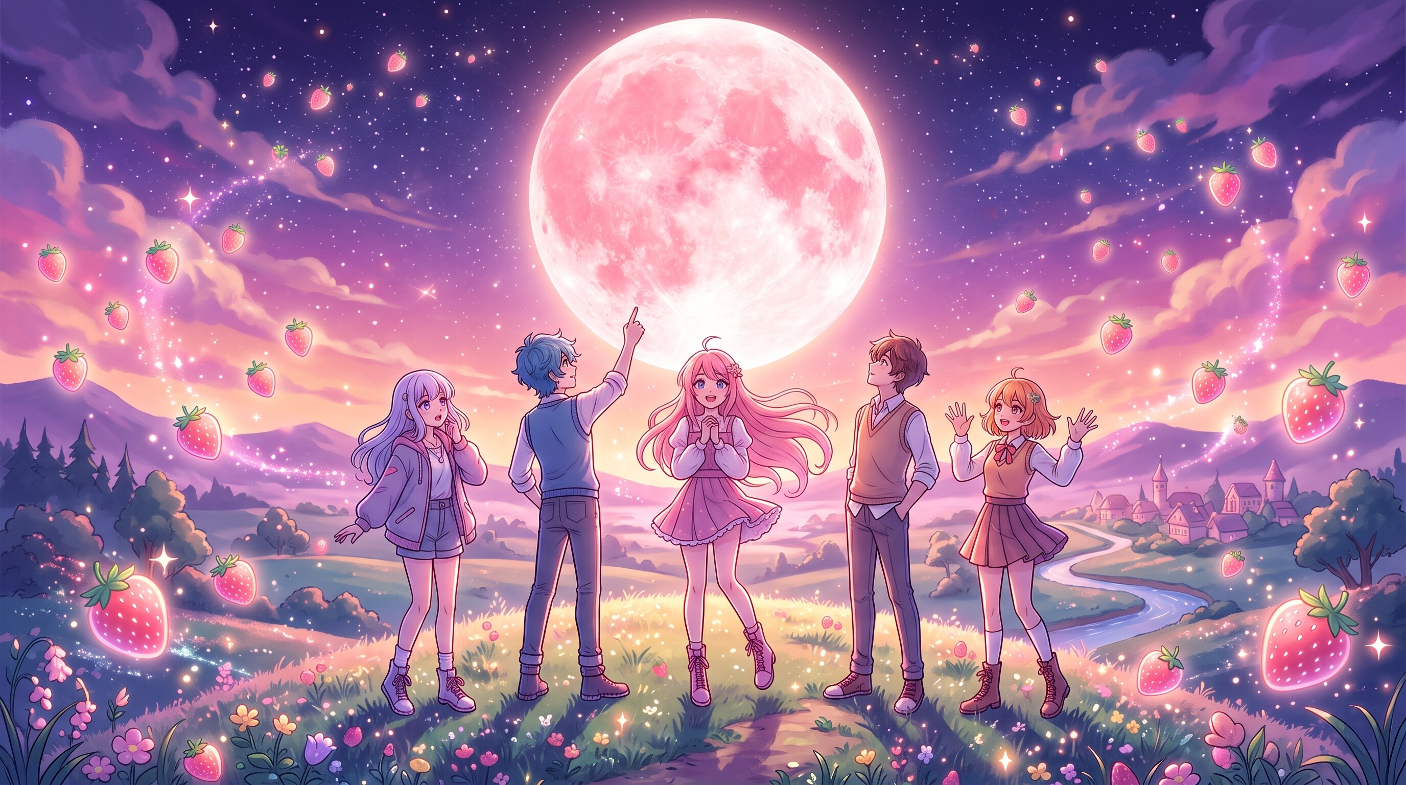 🌝ストロベリー🍓ムーン🌕