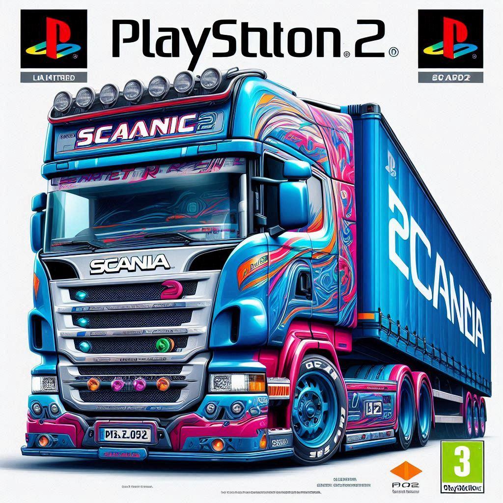 プレイステーション2カラースカニアトラック | の人気AIイラスト・グラビア
