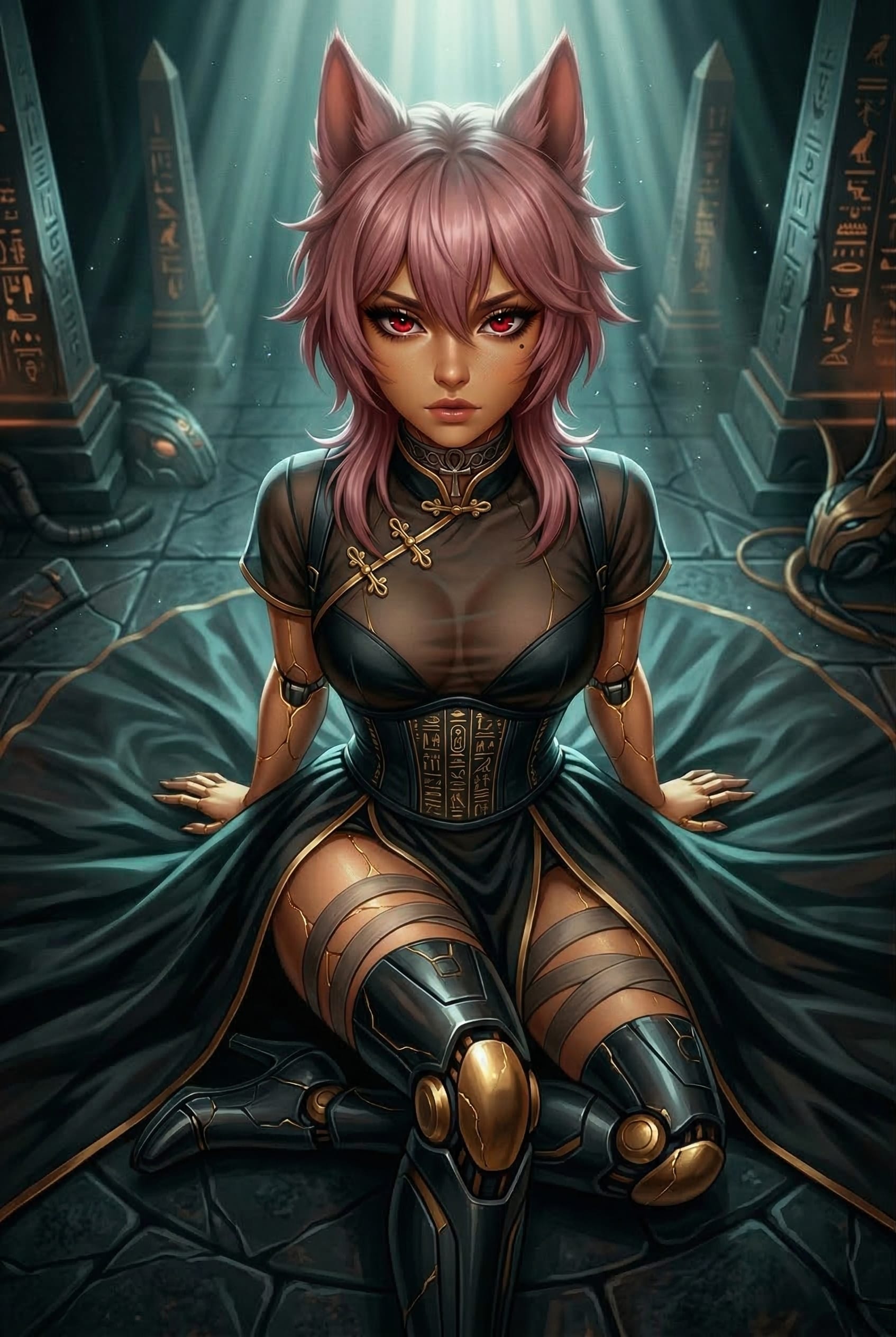 神聖なる執着と黒曜石 | の人気AIイラスト・グラビア