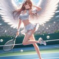 テニス女子×天使 1 4枚目