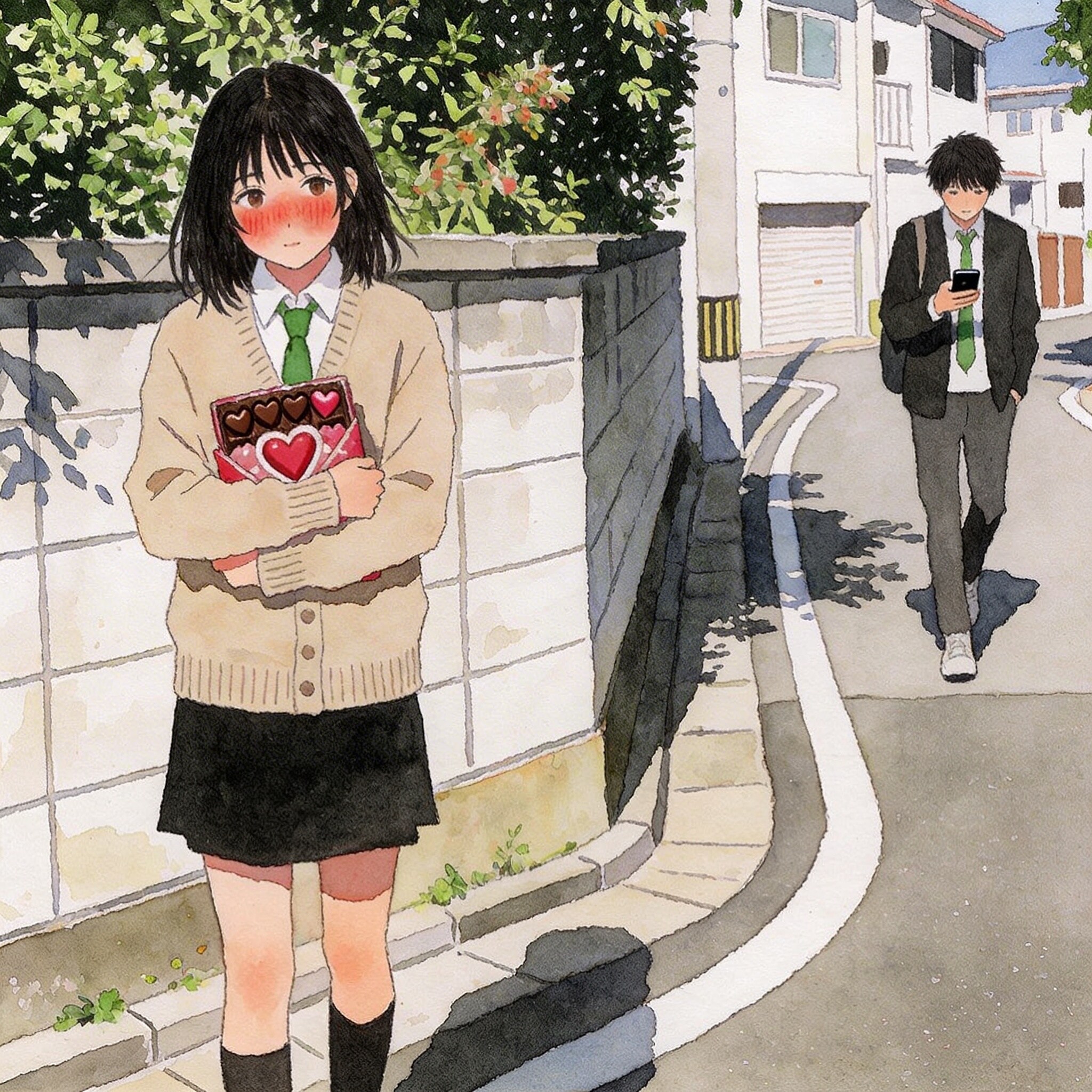 緊張するー | の人気AIイラスト・グラビア