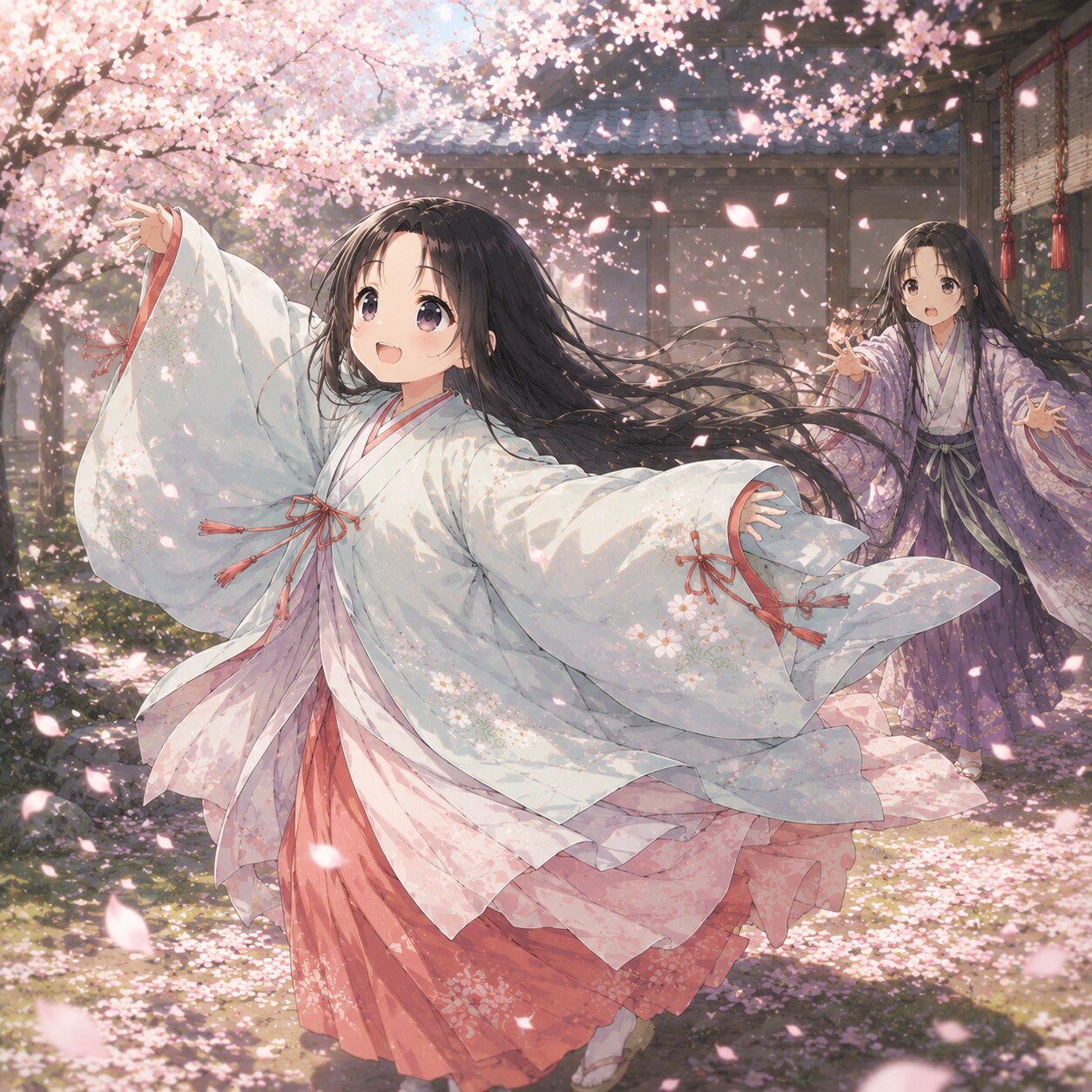 平安貴族幼女 | の人気AIイラスト・グラビア