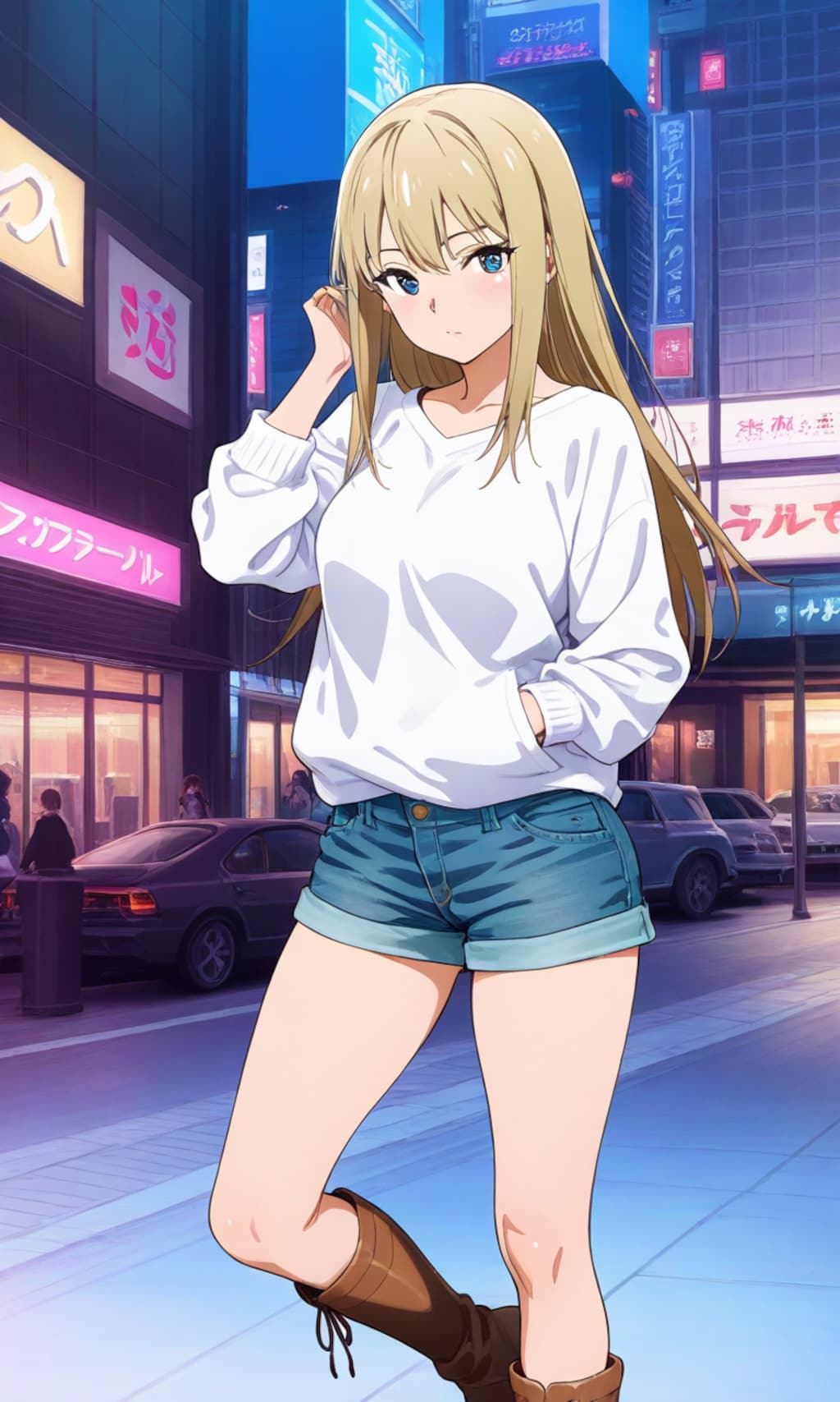 オリジナル作品　金髪ギャル風