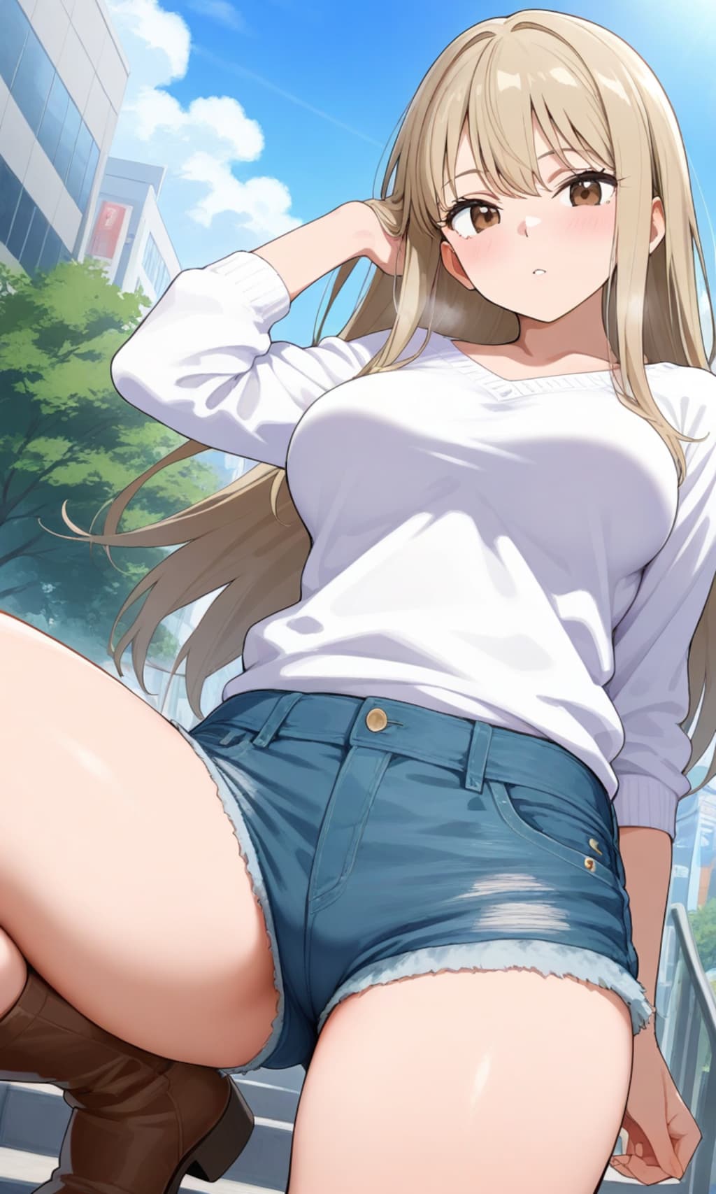 オリジナル作品　金髪ギャル風