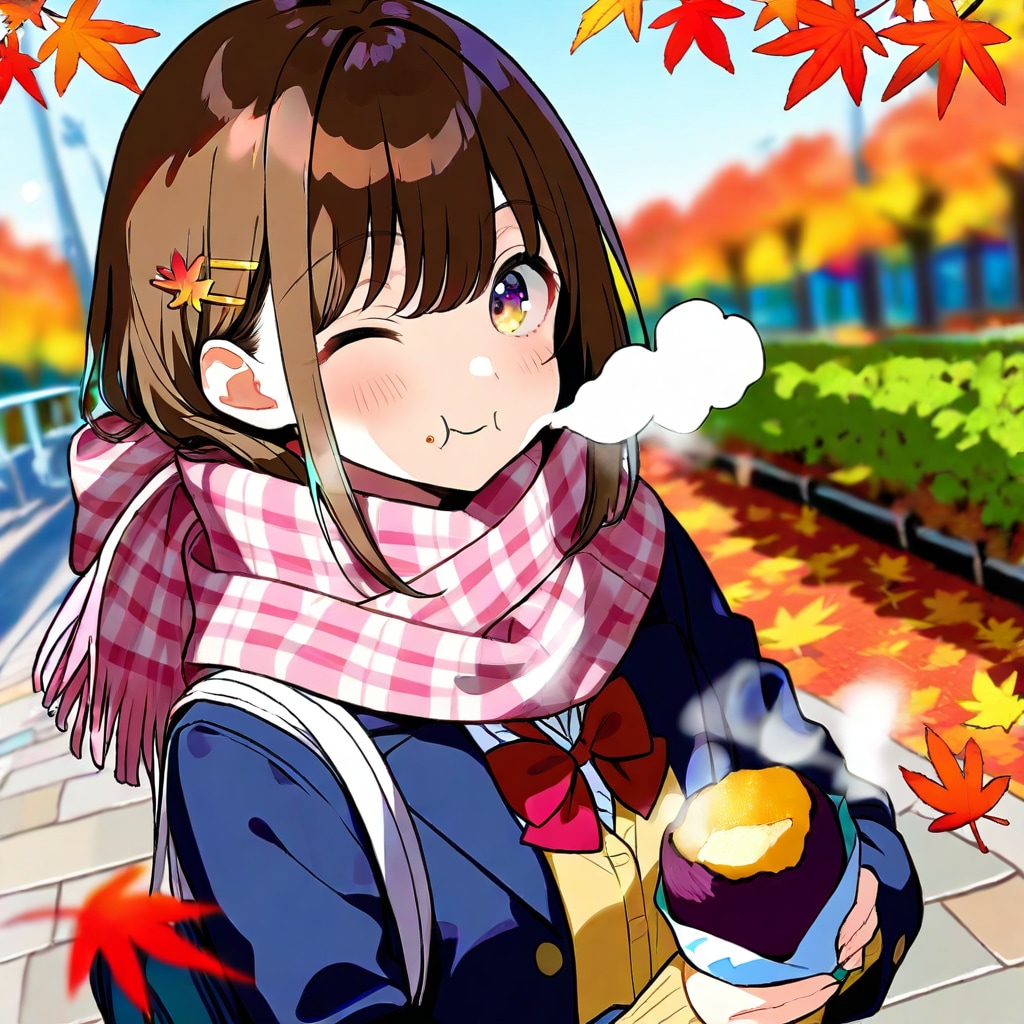 学校帰りの焼き芋うまうま♪