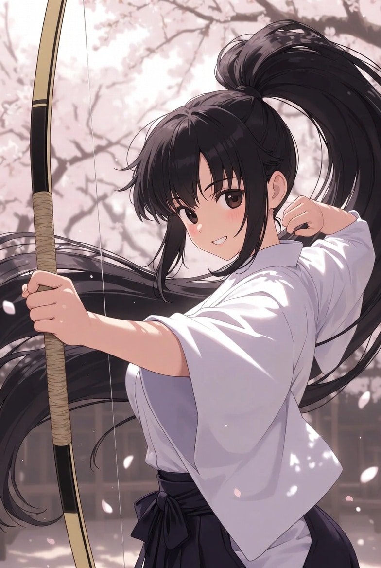 弓道女子 | の人気AIイラスト・グラビア