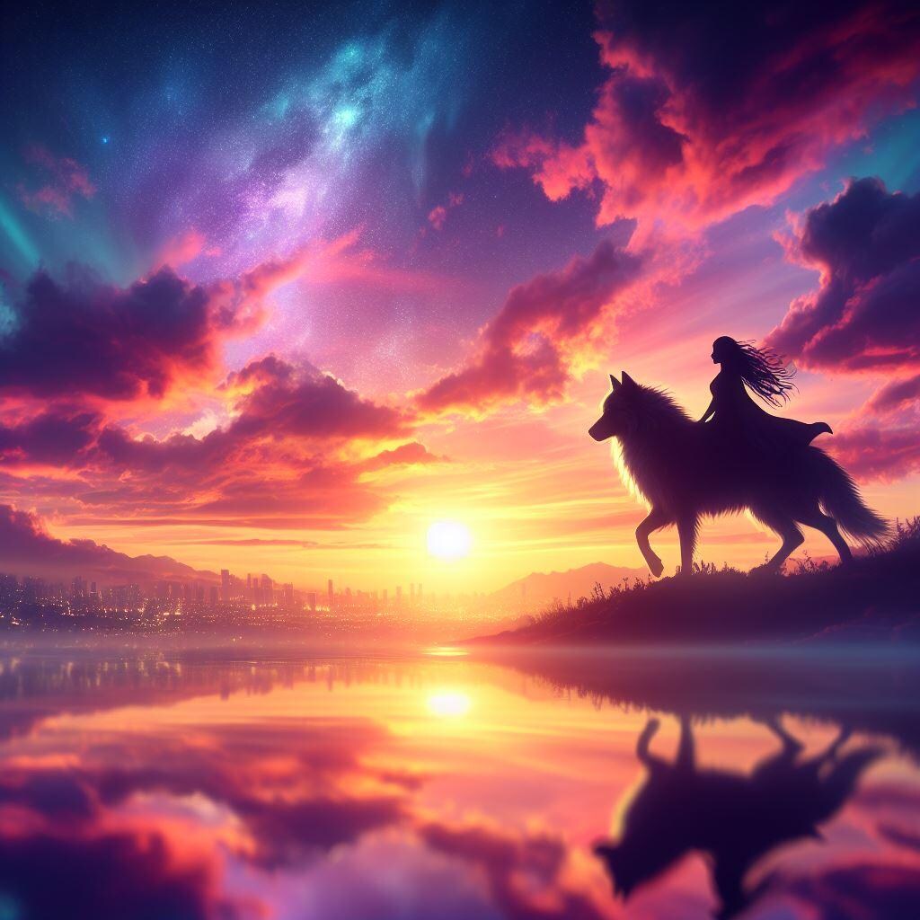 シルエット🐺