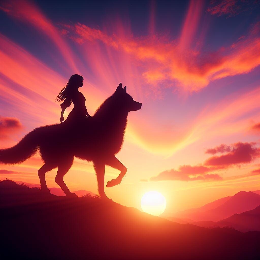 シルエット🐺