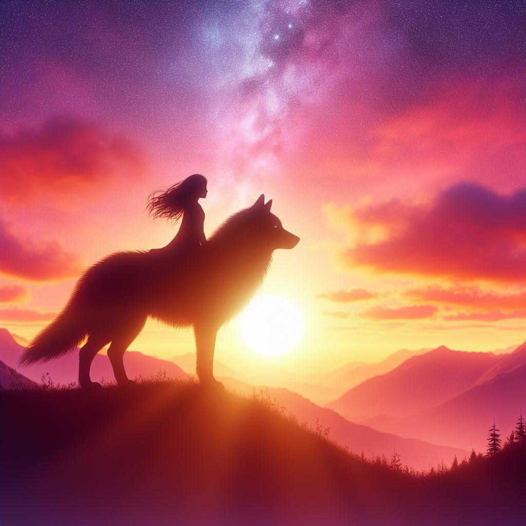 シルエット🐺