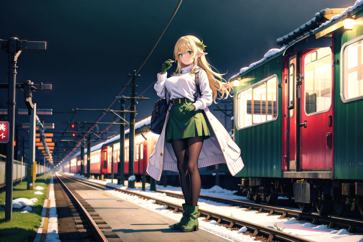 夜の列車