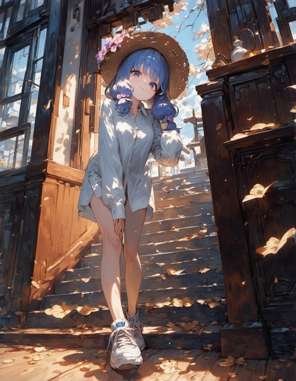 The Blue-Haired Traveler