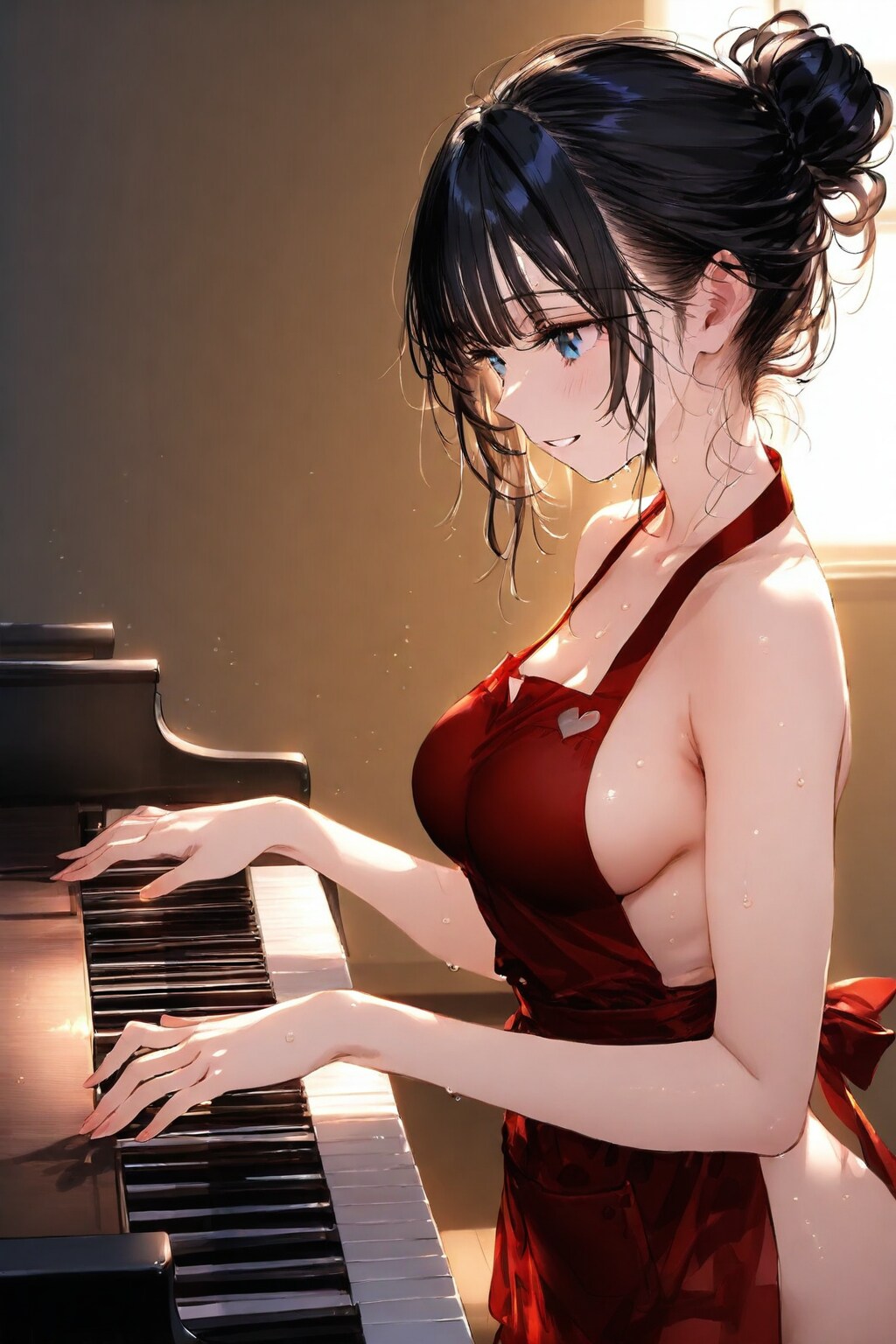 横乳ピアノ