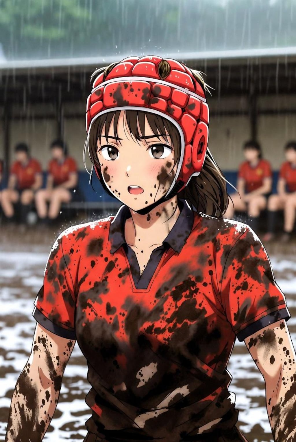 🏉泥まみれの女子ラグビー 161