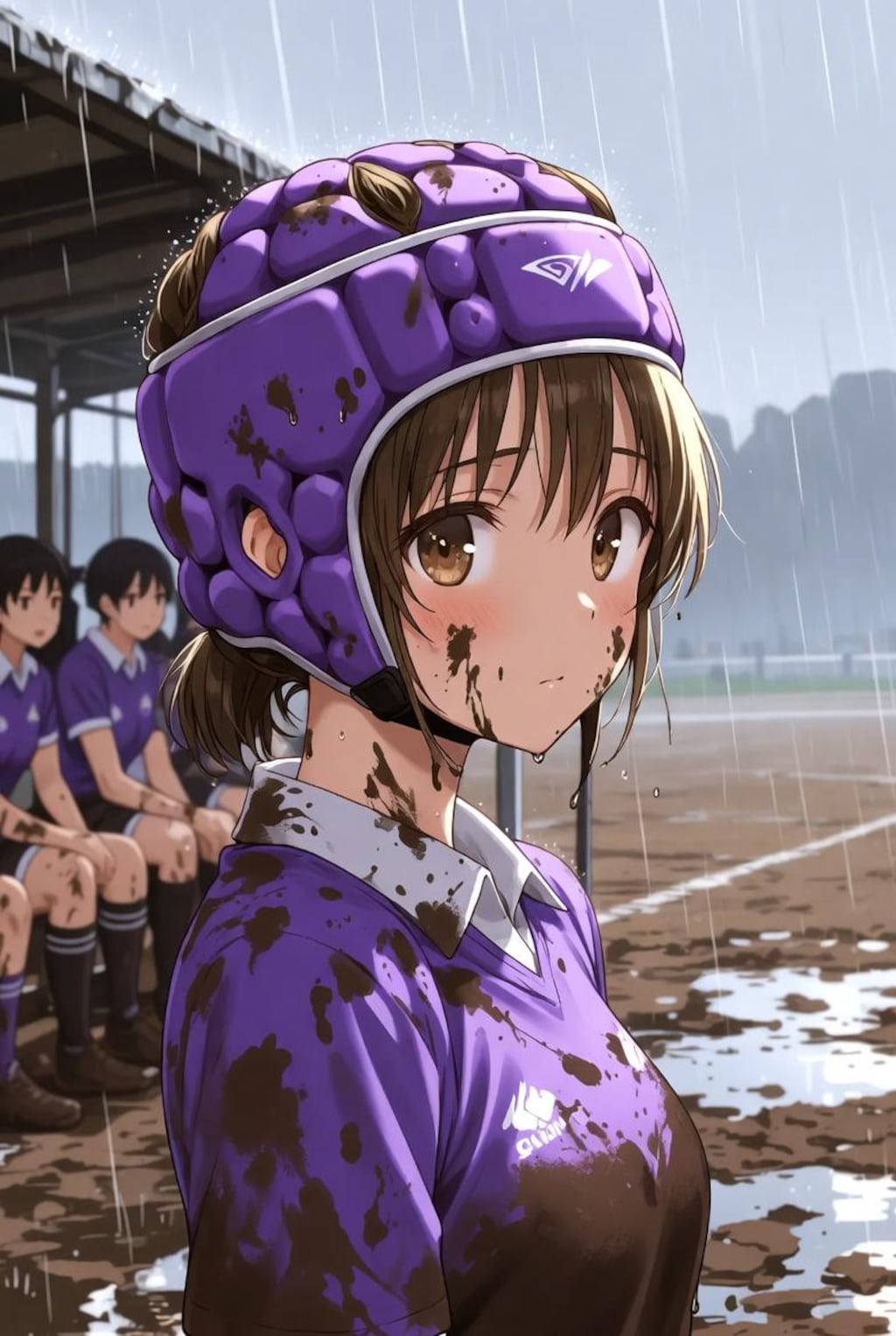 🏉泥まみれの女子ラグビー 161