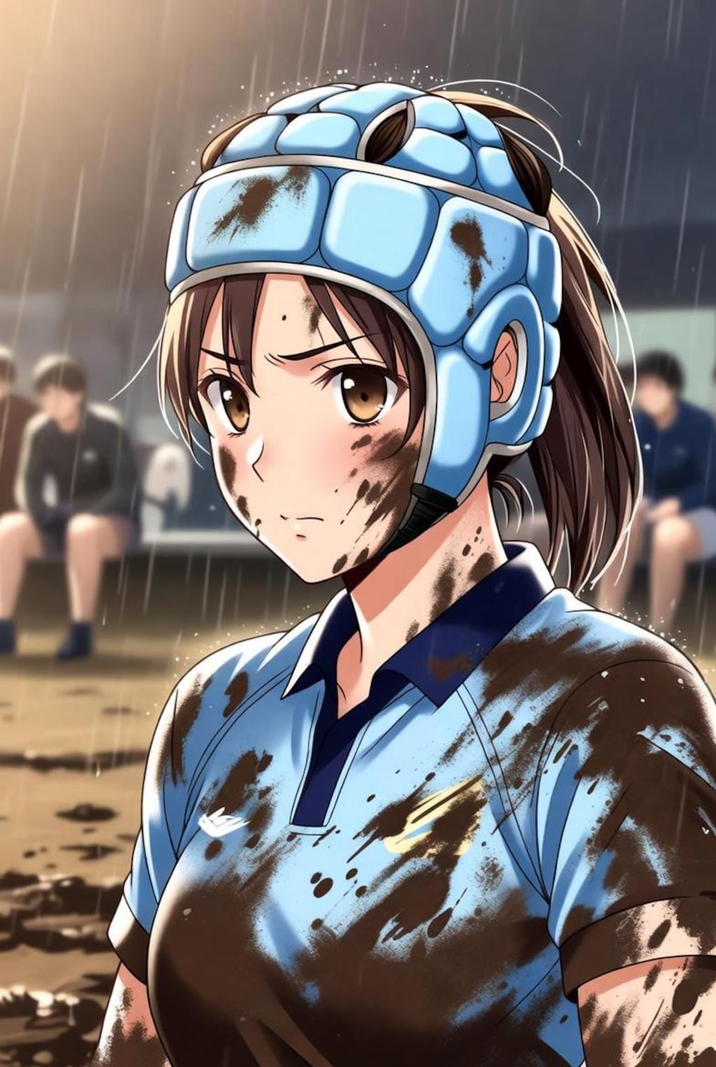 🏉泥まみれの女子ラグビー 161