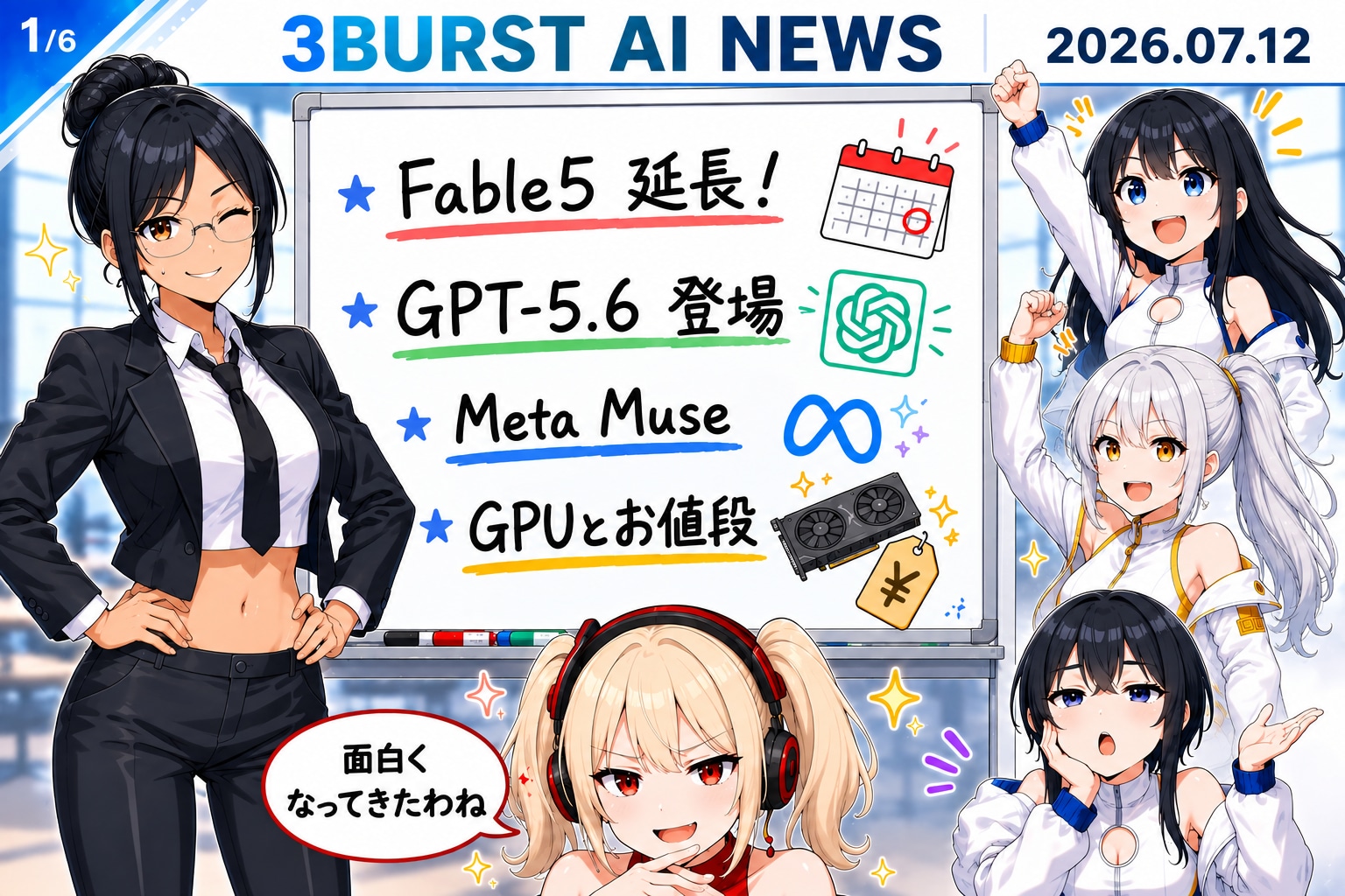 📡 週刊 3BURST AI NEWS 7/10号📡