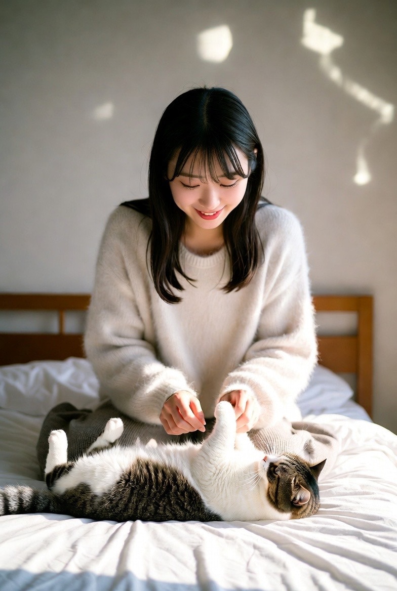 ふわふわじゃれあう | の人気AIイラスト・グラビア