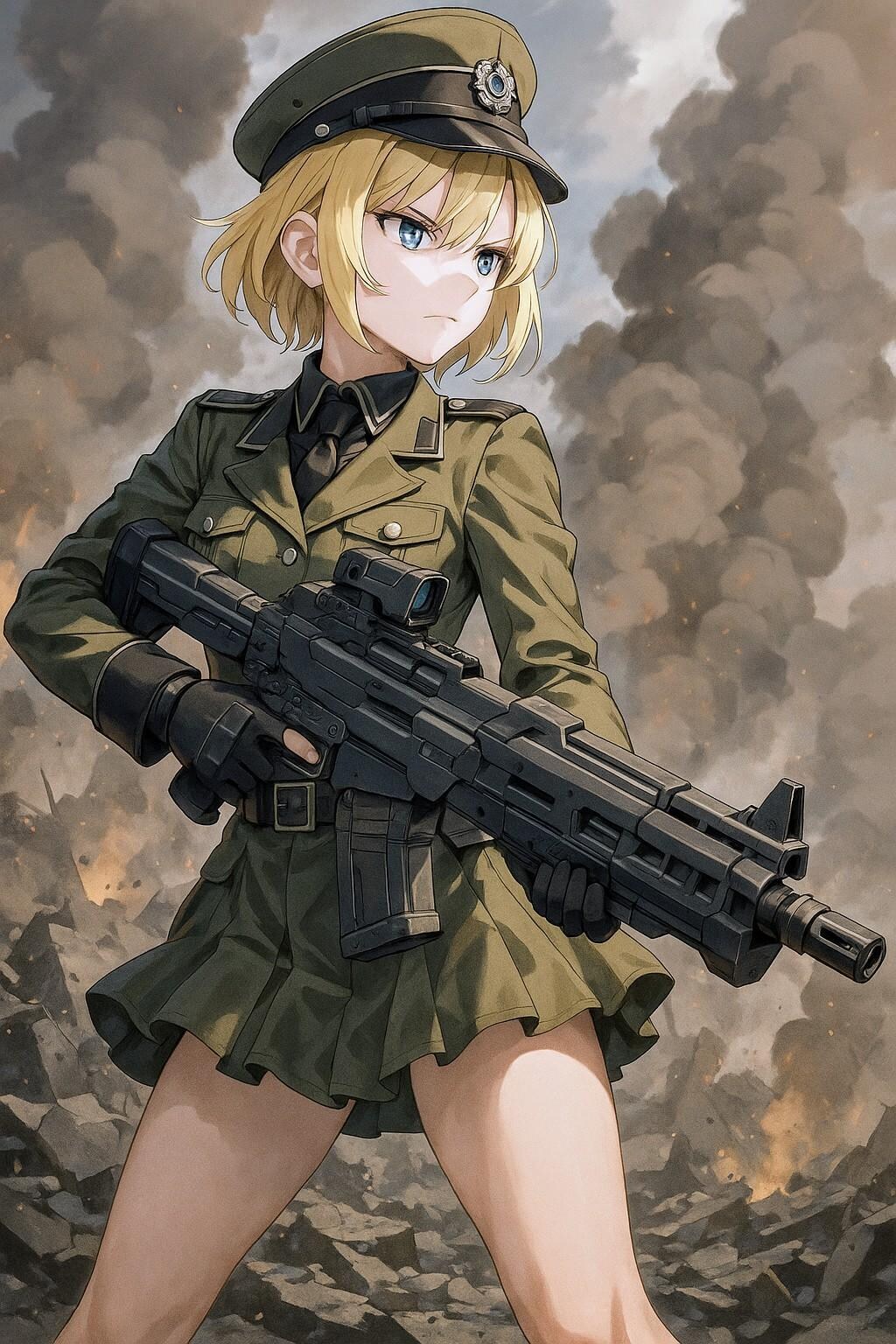 世界を廃墟にした、お姉やん