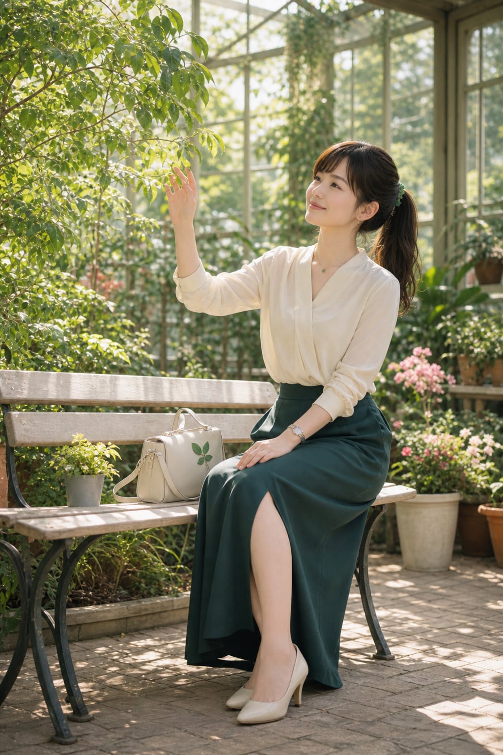 木漏れ日の温室