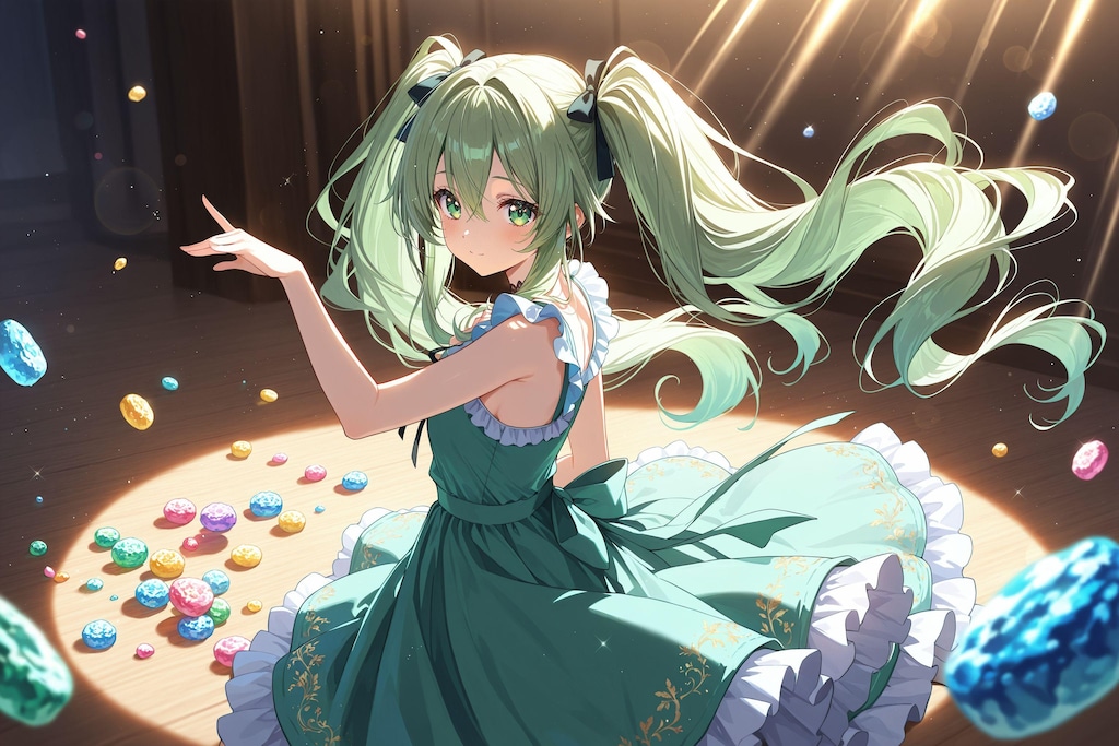 チョコミント少女