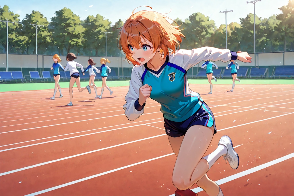 奥にブルマが