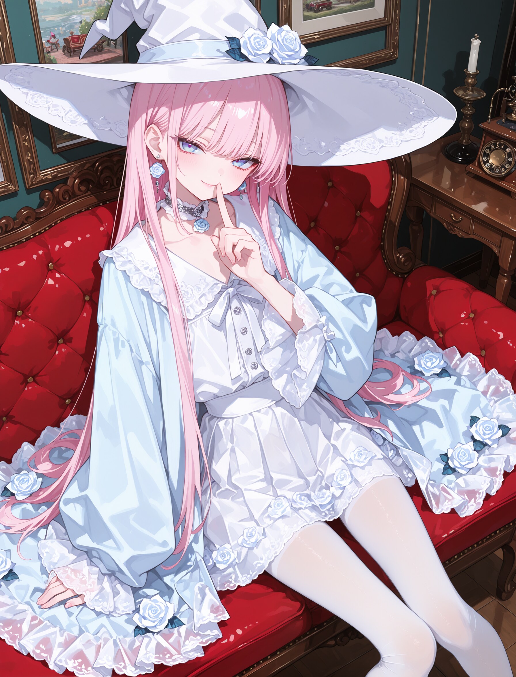 魔女のコスプレをするおとこの娘