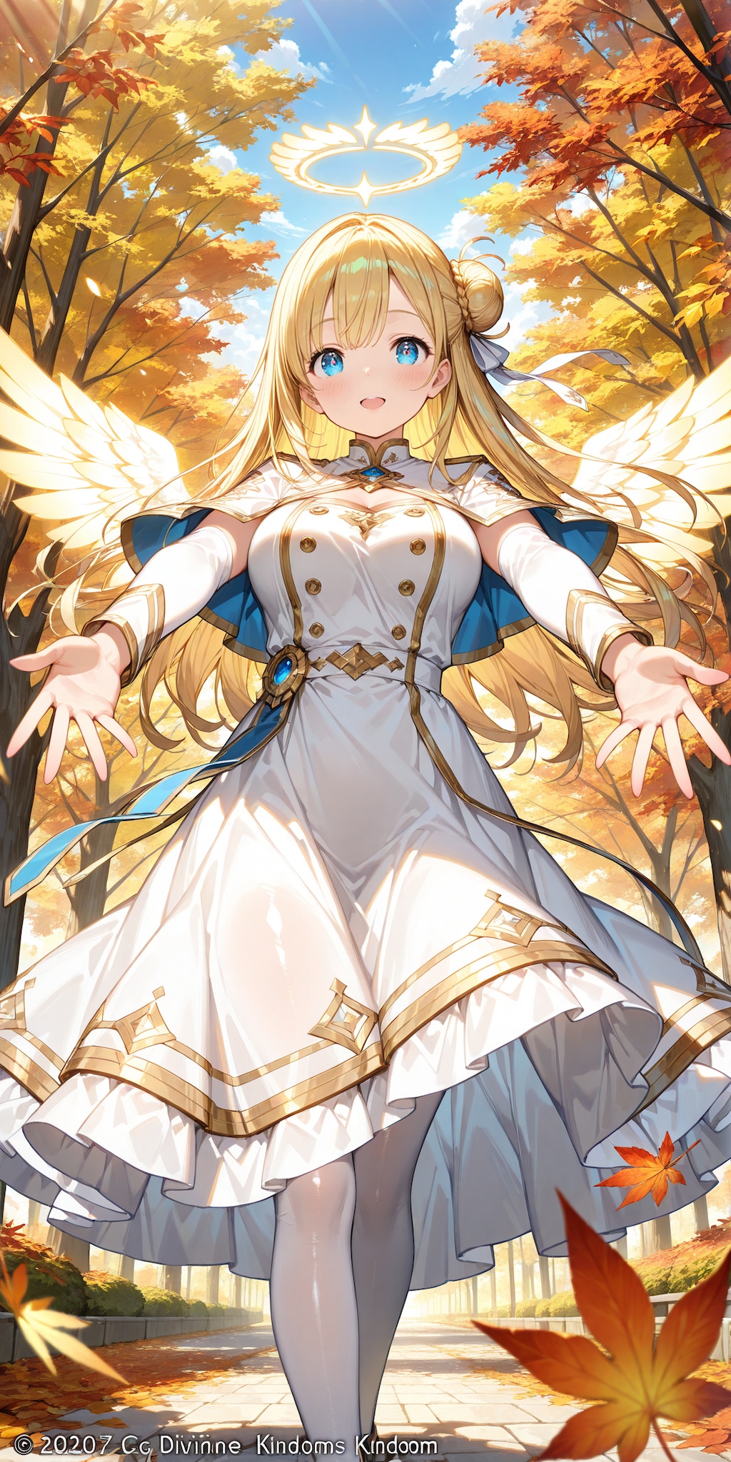 天使と天界 神聖 (縦長)