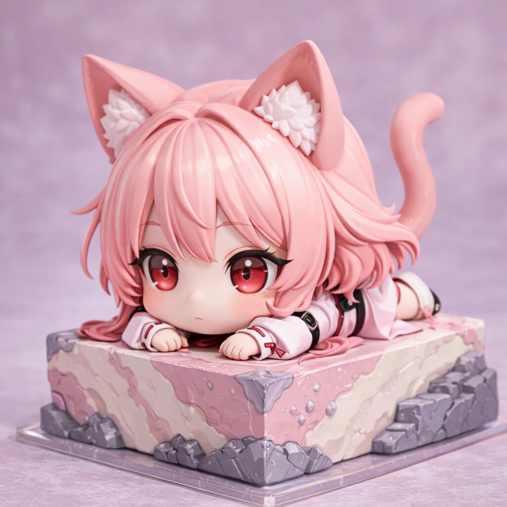 寝そべりフィギュア