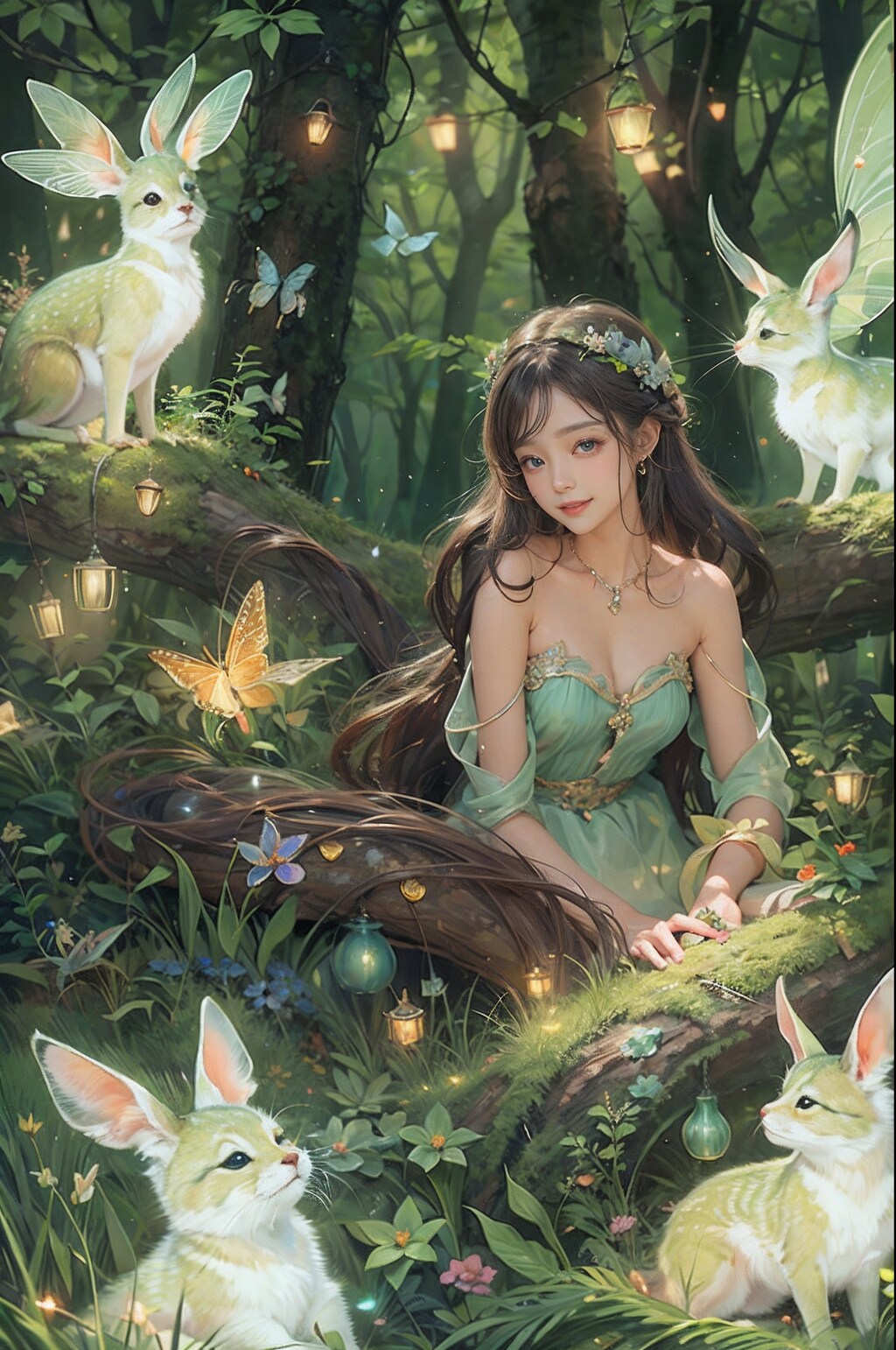 真夜中の森🌳🌳🌳