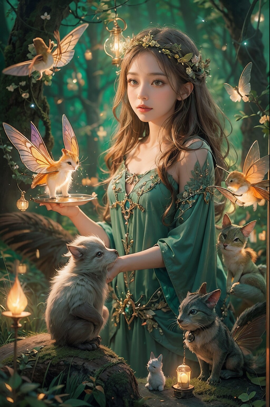 真夜中の森🌳🌳🌳