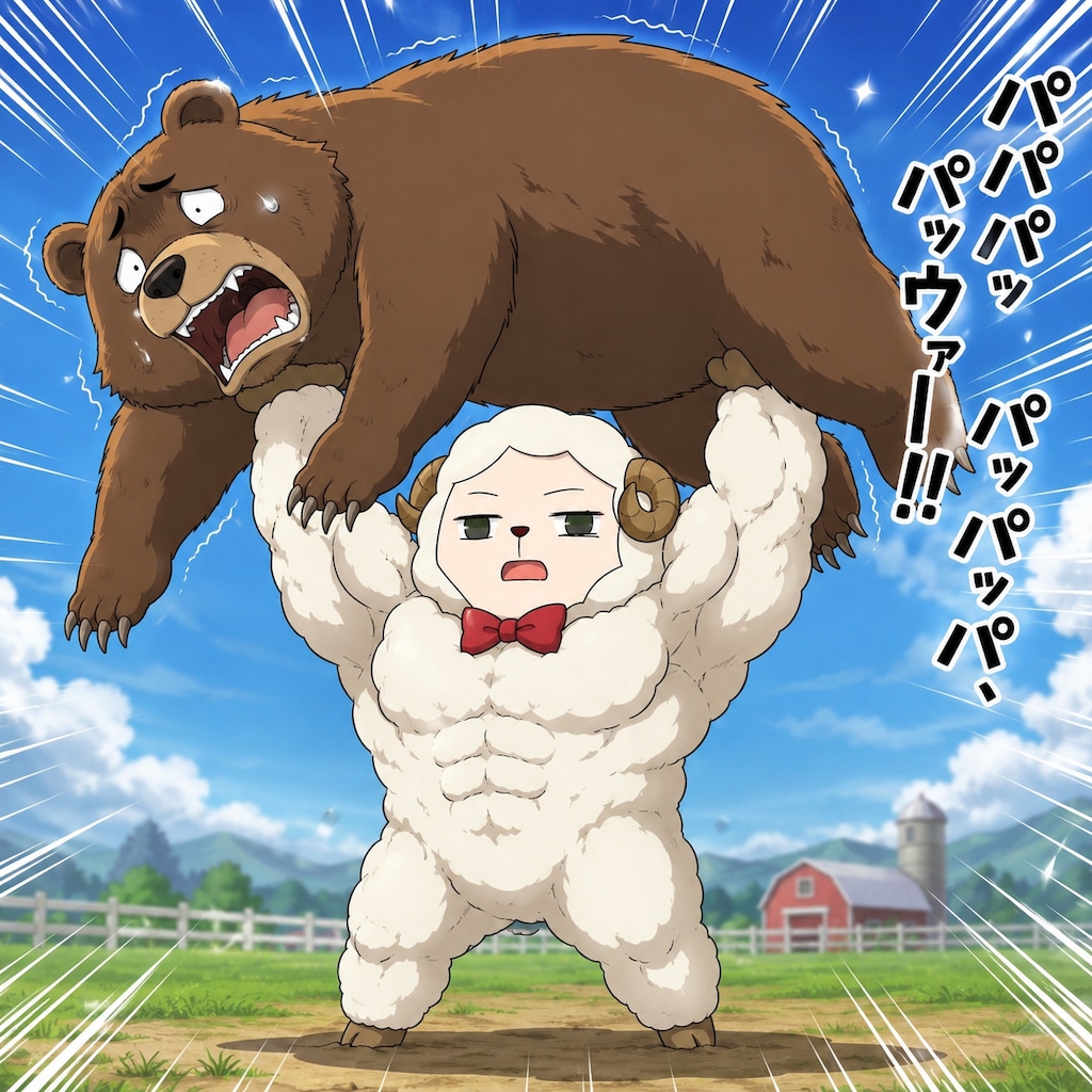 パパパッパッパッパ、パァウァー!!💪