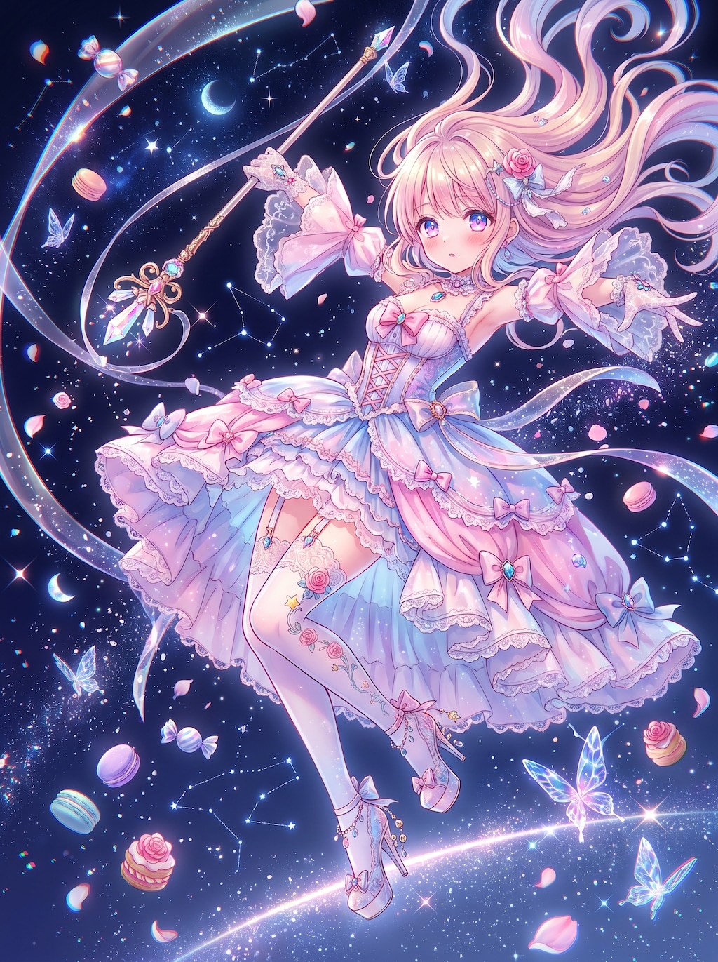 星彩薔薇の魔杖舞