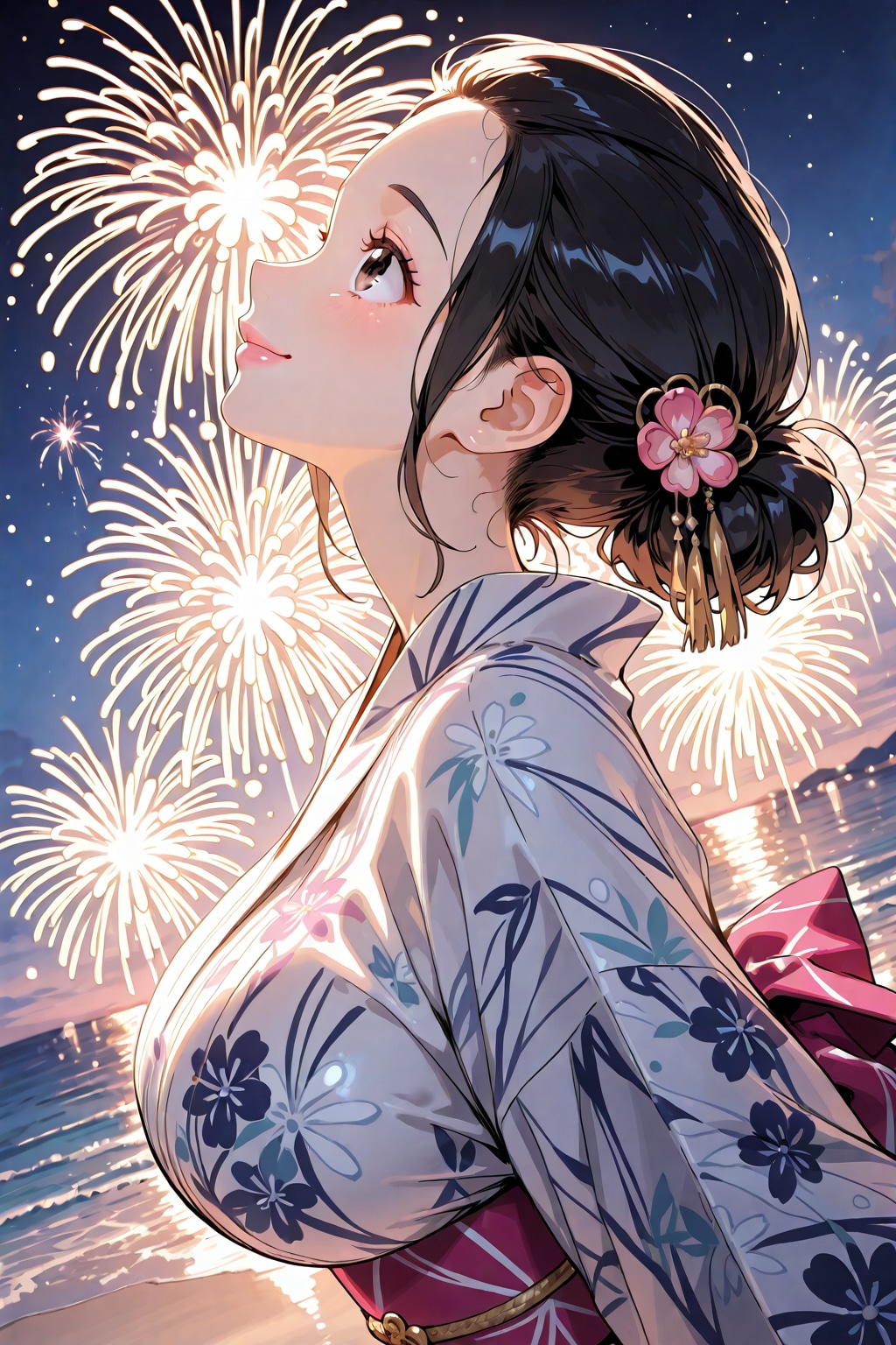 横顔