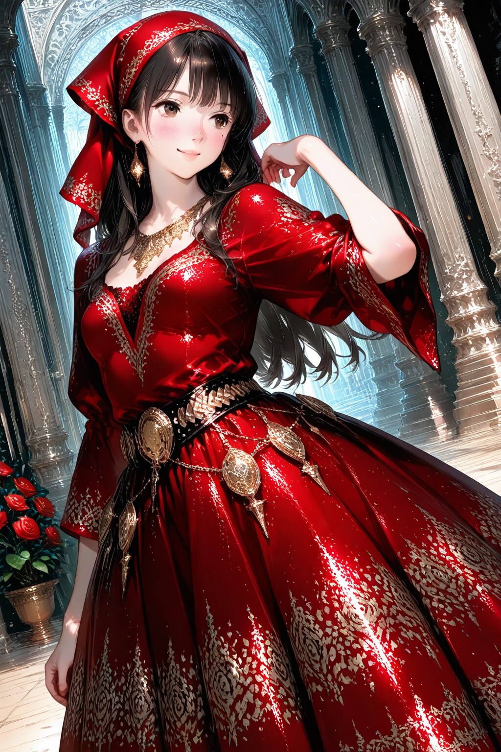 ノウルーズの衣装/イラン民族衣装 | の人気AIイラスト・グラビア