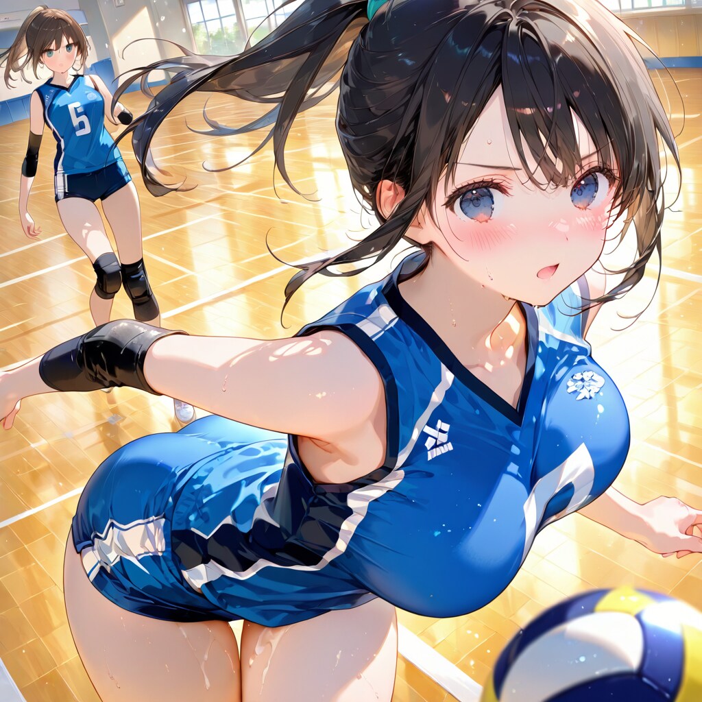 ブルーのユニフォーム