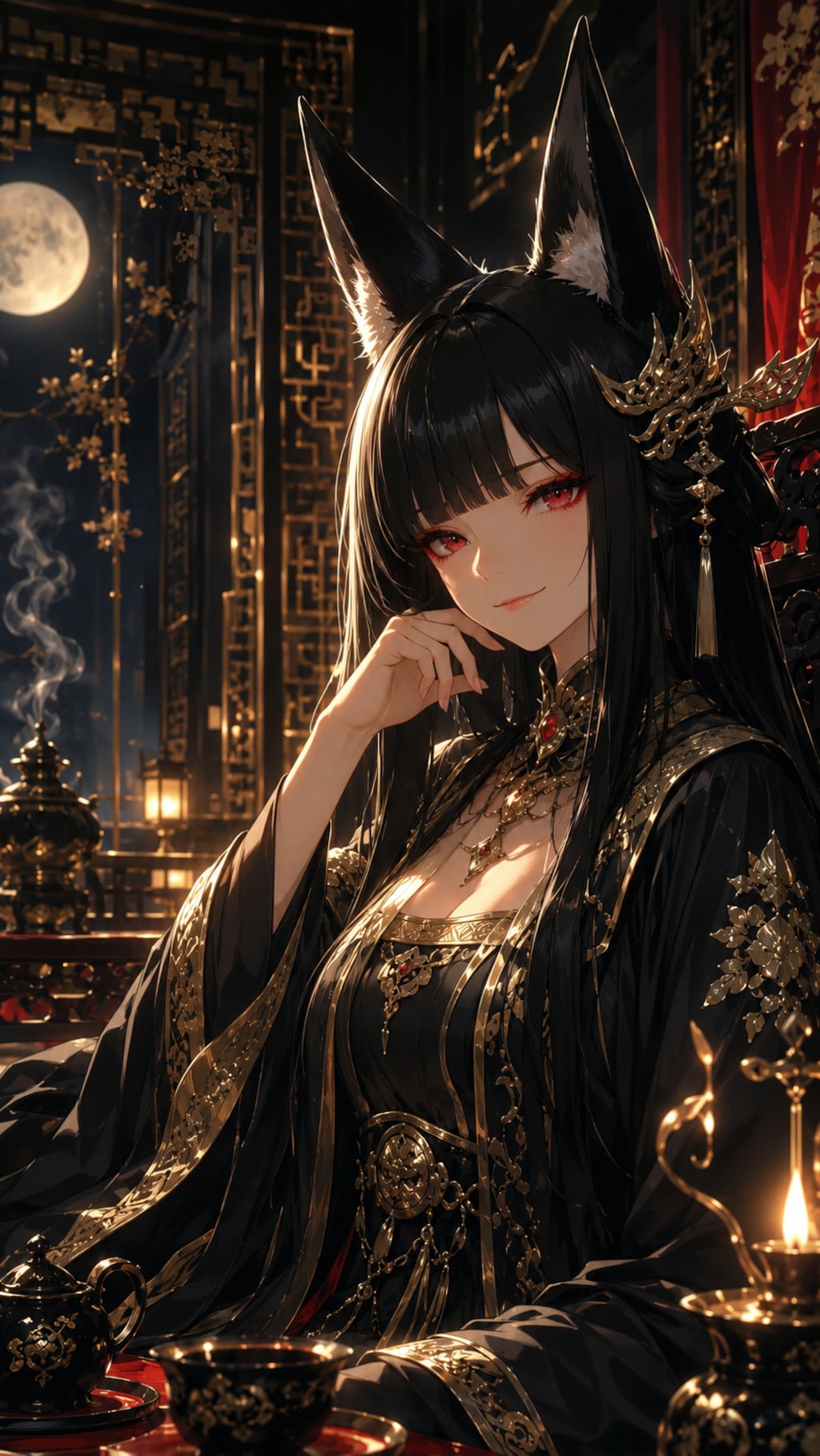 狐女帝の安らぎ - Kuroha Rouge