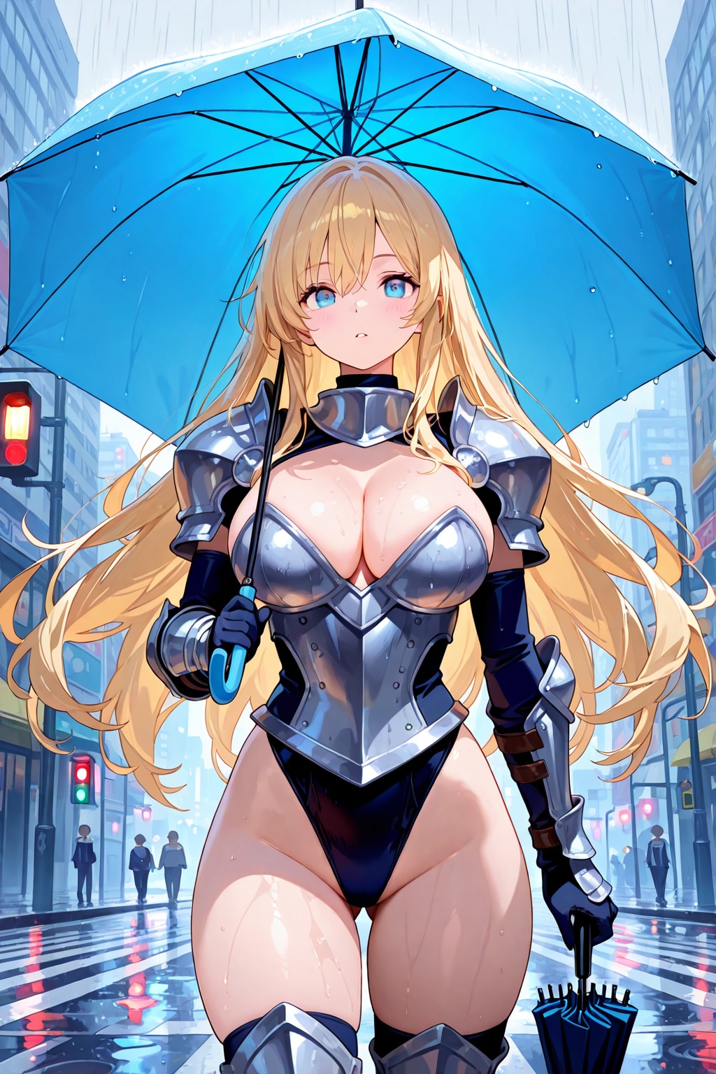 傘と女騎士