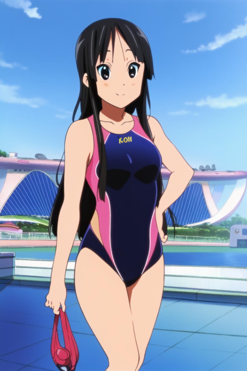 秋山澪の競泳水着姿　詰め合わせ　第15弾