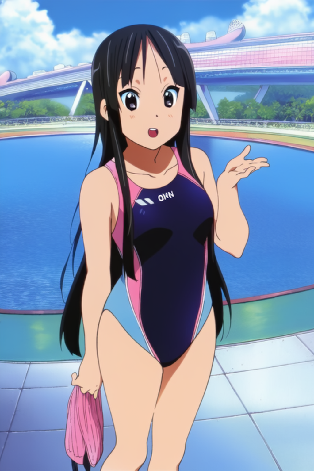 秋山澪の競泳水着姿　詰め合わせ　第15弾