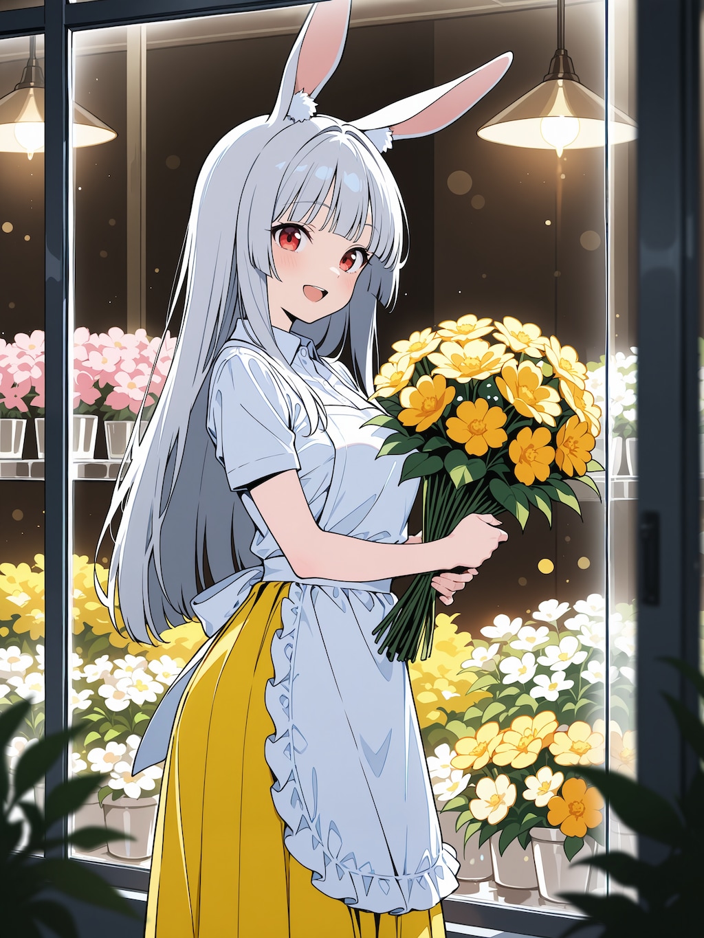 いらっしゃいませ、どんなお花がお好みですか？