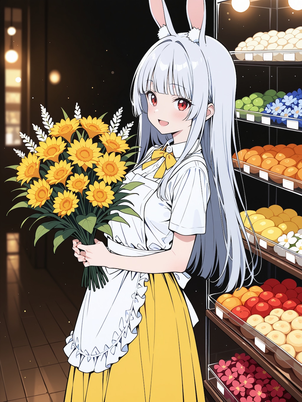 いらっしゃいませ、どんなお花がお好みですか？