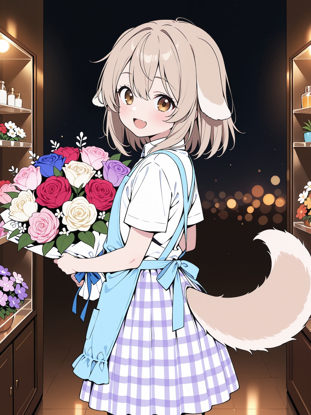 いらっしゃいませ、どんなお花がお好みですか？