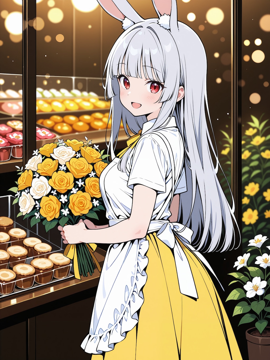 いらっしゃいませ、どんなお花がお好みですか？