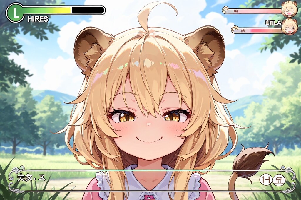 ケモミミのギャルゲーを買ってきたんだが字が読めなくて全くストーリーがわからない件